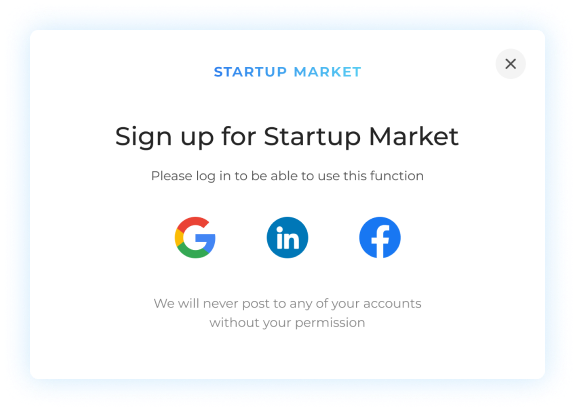 Register at our platform